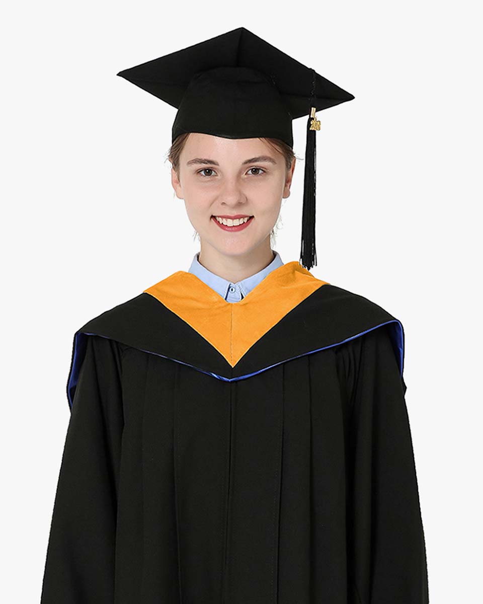 Deluxe Bachelor Hood - 24 Color Combinations Available