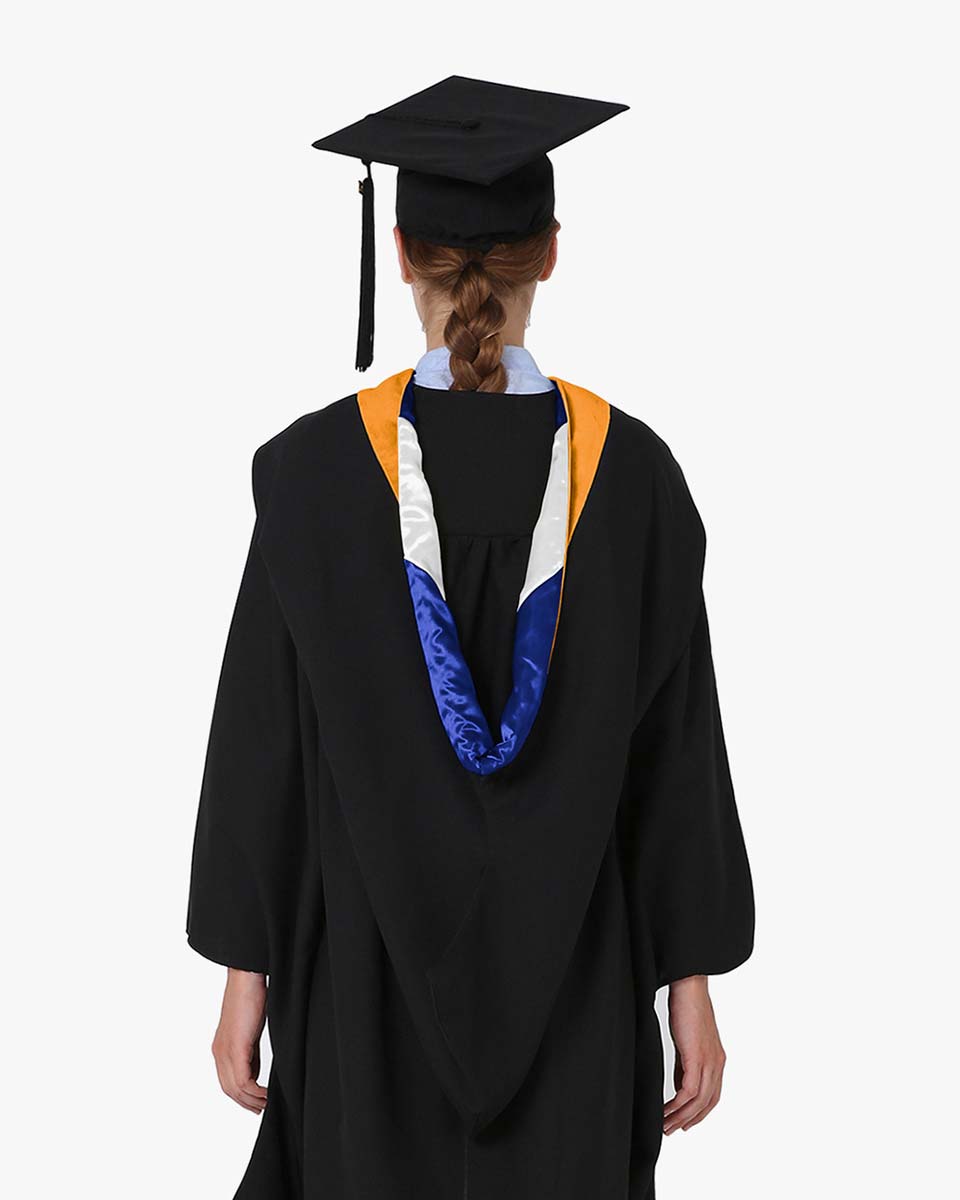 Deluxe Bachelor Hood - 24 Color Combinations Available