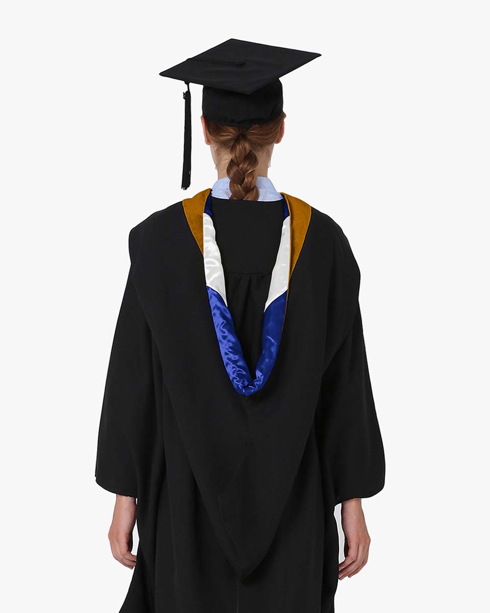 Deluxe Bachelor Hood - 24 Color Combinations Available