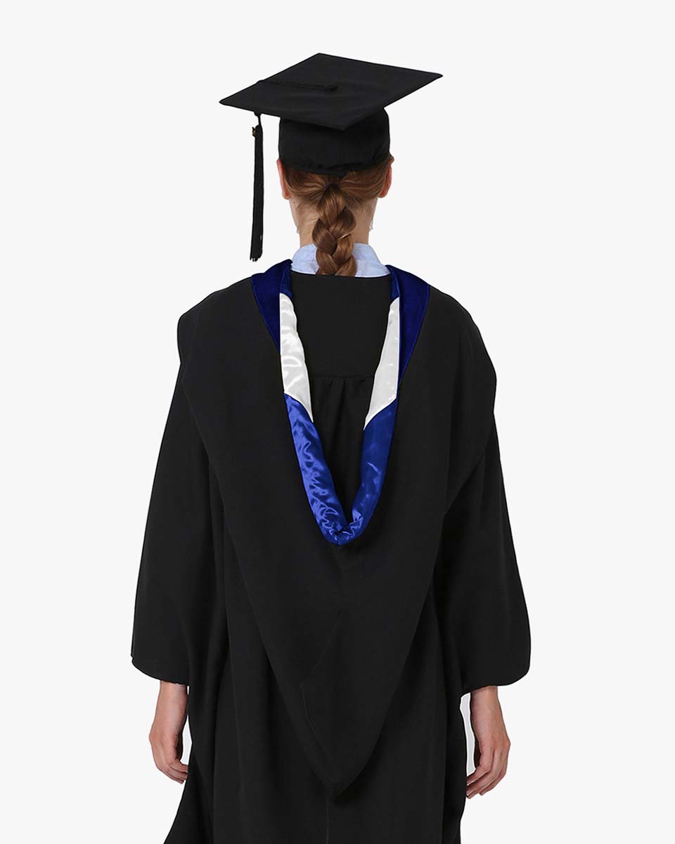 Deluxe Bachelor Hood - 24 Color Combinations Available