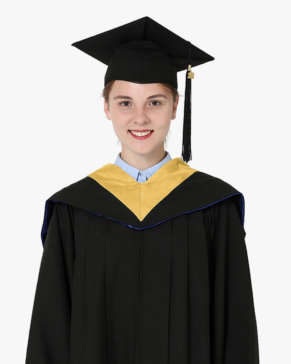 Deluxe Bachelor Hood - 24 Color Combinations Available