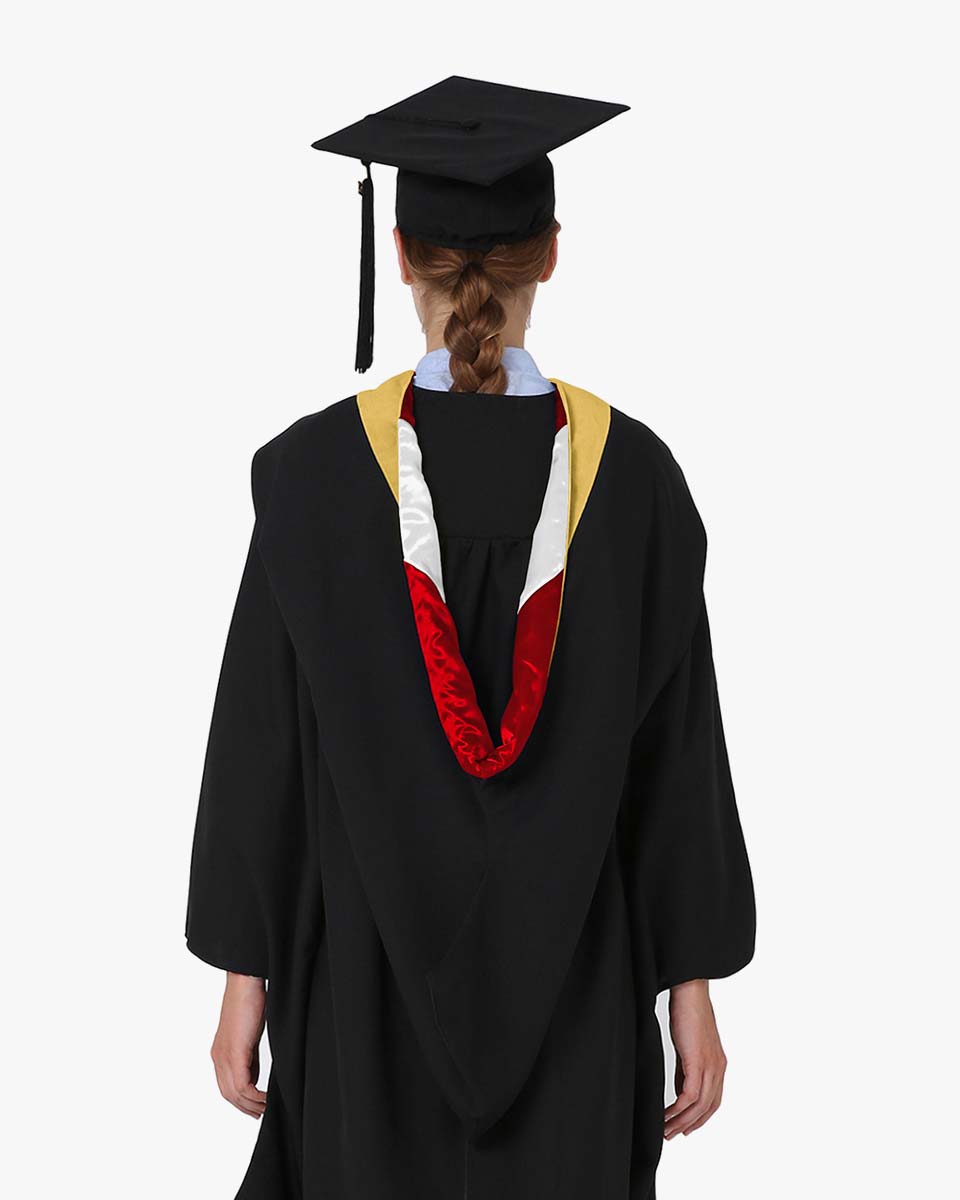 Deluxe Bachelor Hood - 24 Color Combinations Available