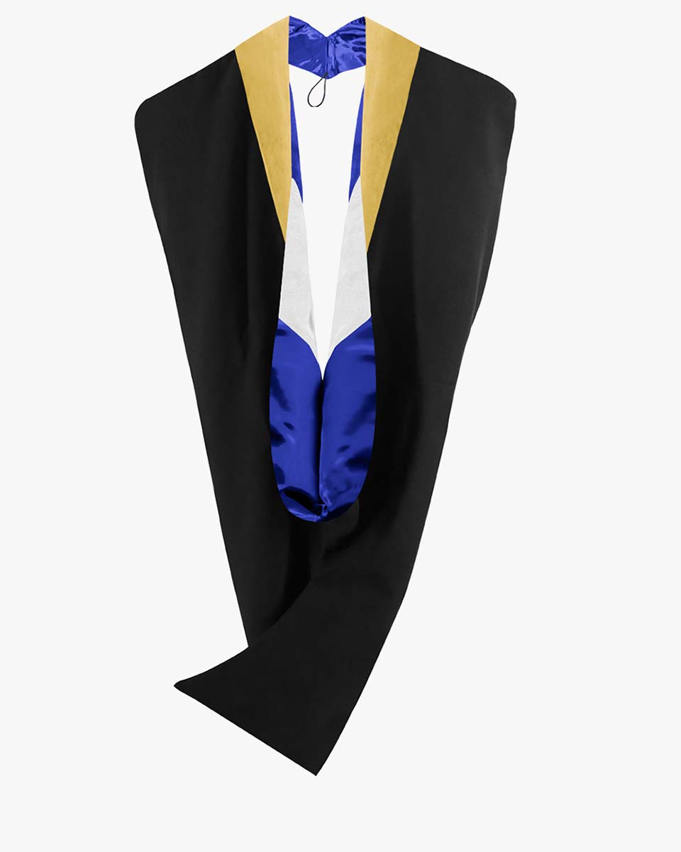 Deluxe Bachelor Hood - 24 Color Combinations Available