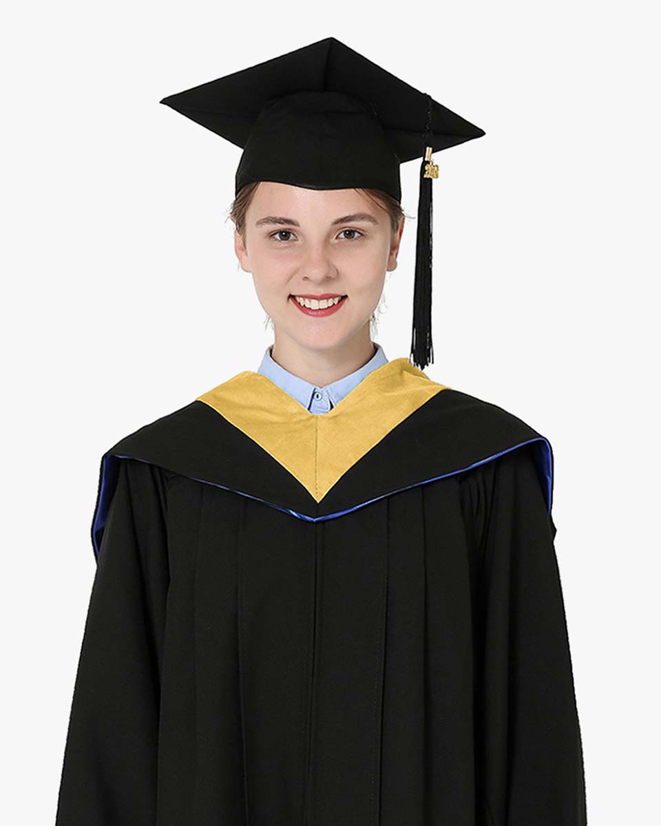 Deluxe Bachelor Hood - 24 Color Combinations Available