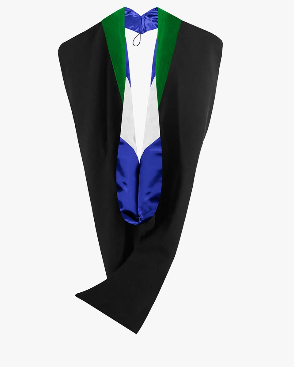 Deluxe Bachelor Hood - 24 Color Combinations Available
