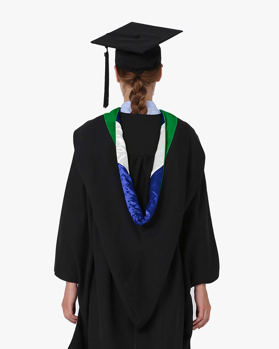 Deluxe Bachelor Hood - 24 Color Combinations Available
