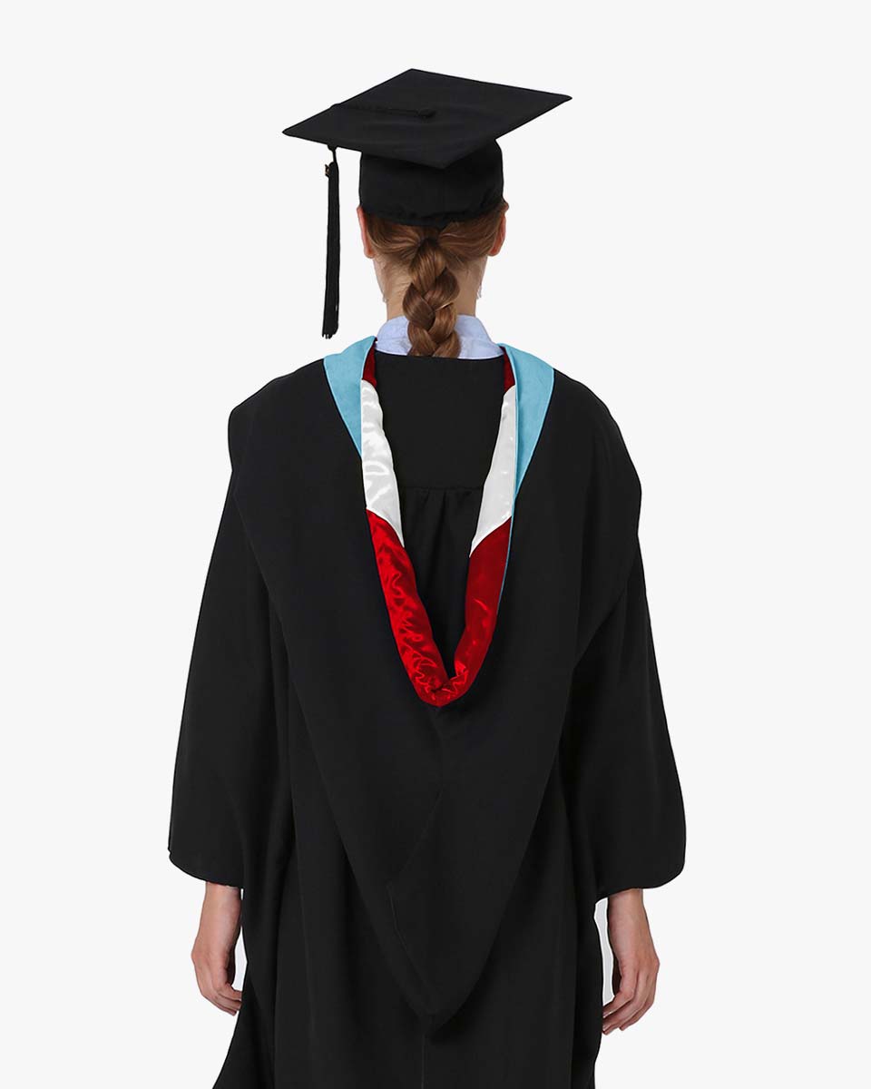 Deluxe Bachelor Hood - 24 Color Combinations Available