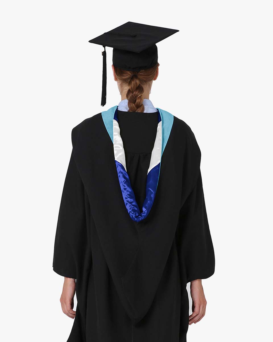 Deluxe Bachelor Hood - 24 Color Combinations Available