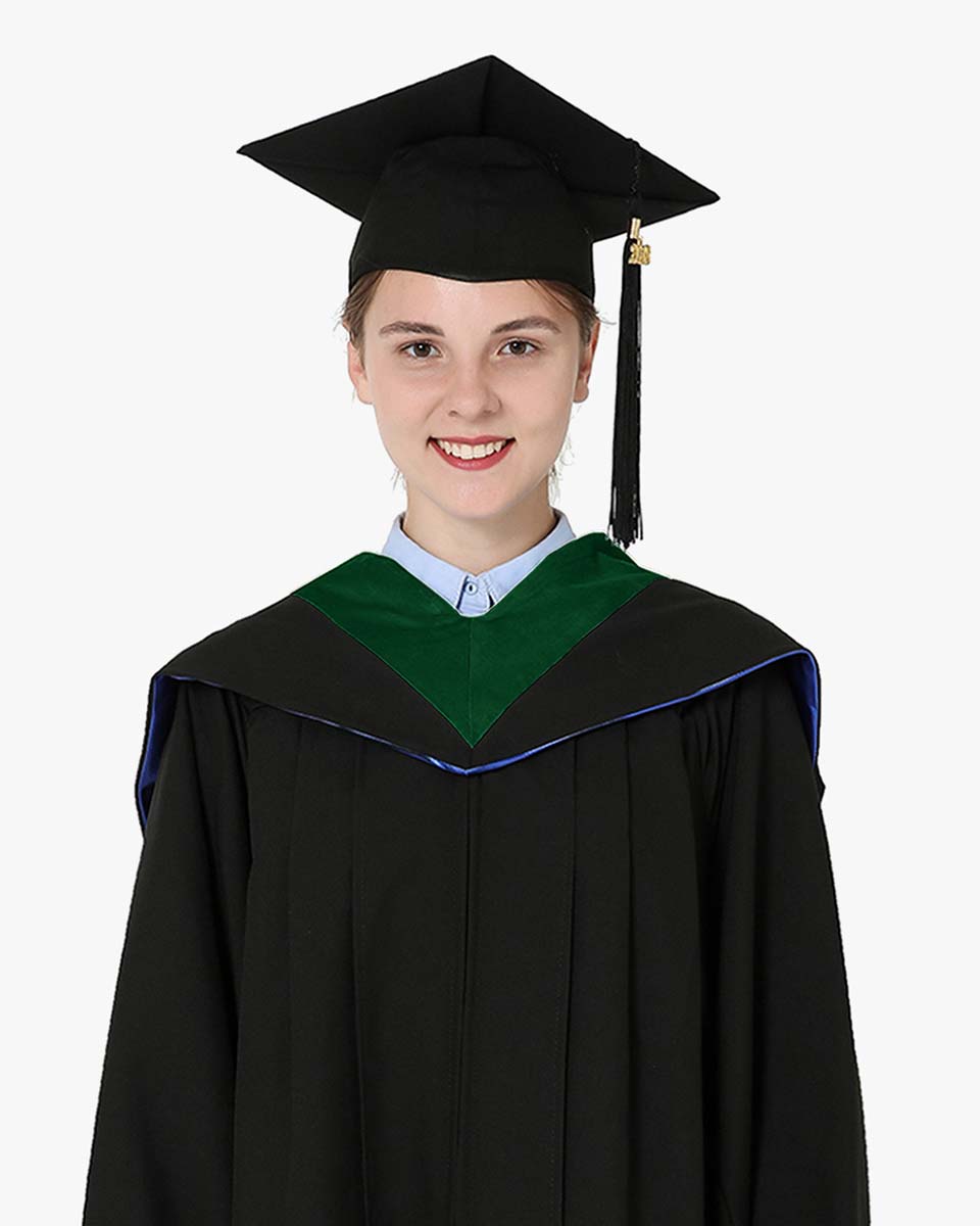 Deluxe Bachelor Hood - 24 Color Combinations Available