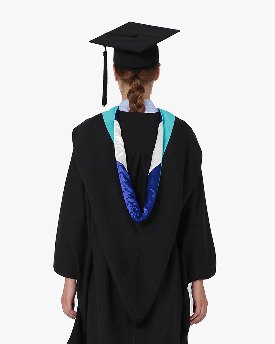 Deluxe Bachelor Hood - 24 Color Combinations Available