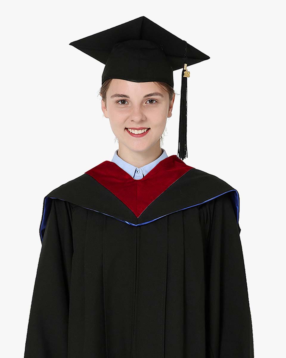 Deluxe Bachelor Hood - 24 Color Combinations Available