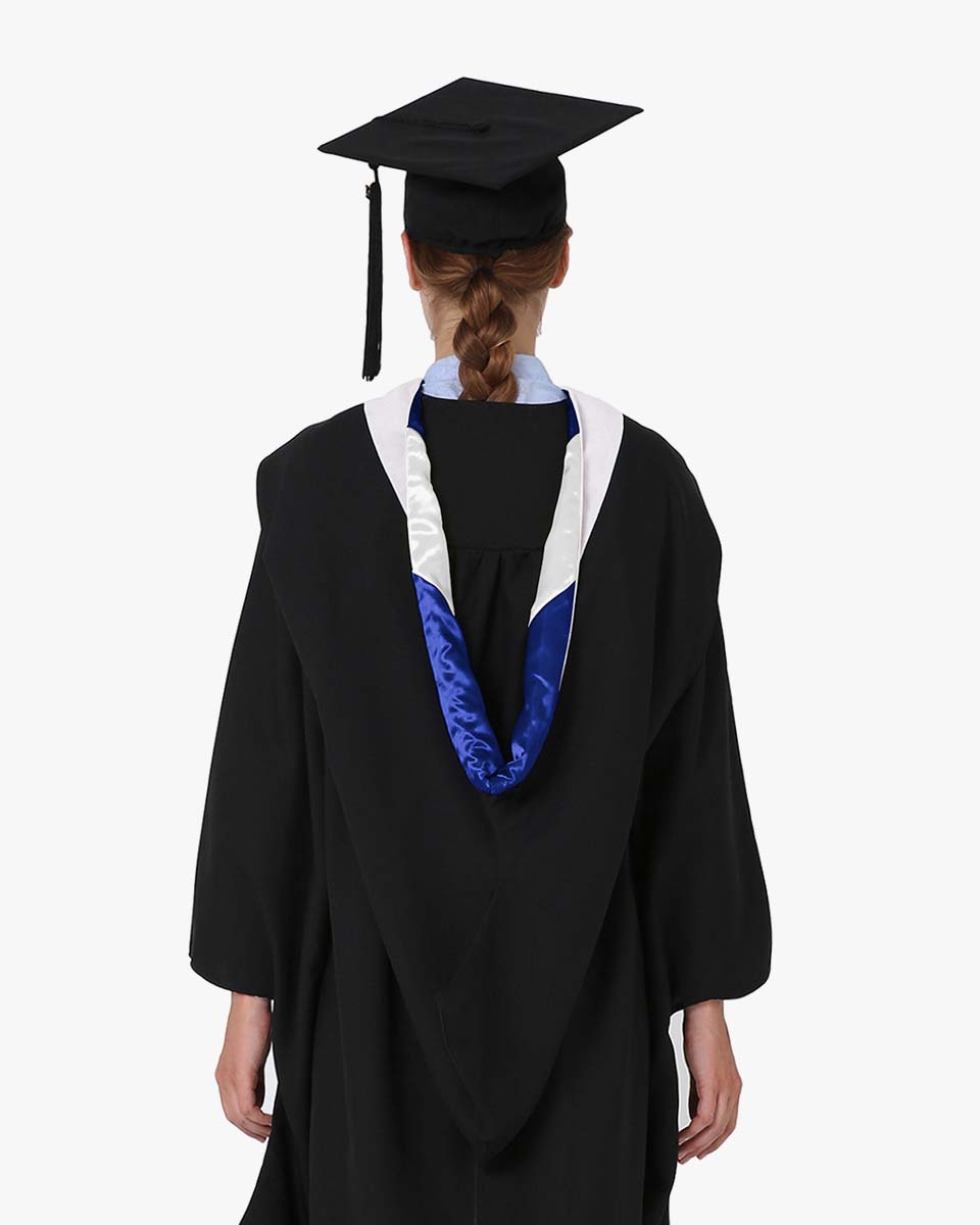 Deluxe Bachelor Hood - 24 Color Combinations Available