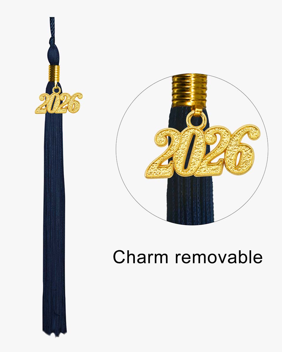 High School Shiny Adult Graduation Cap with Tassel-12 Colors Available