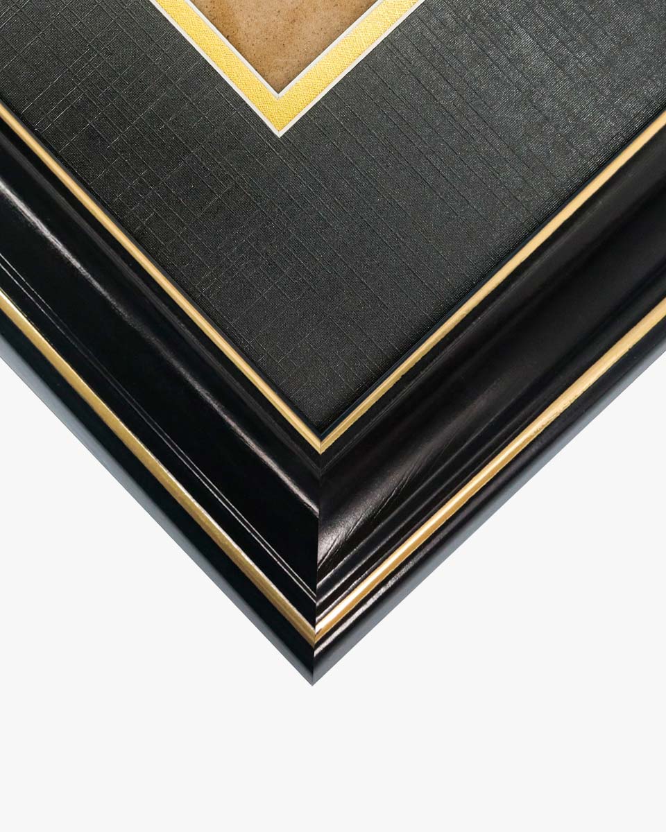Graduation Certificate Real Wood Frame with Gold Trim 8*10 / 11*14