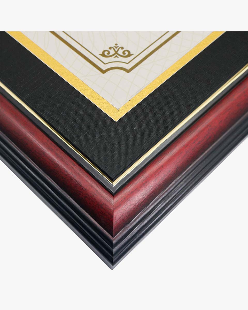 Certificate Picture Solid Wood Frame for 8.5x11 Certificate - 4 Colors Available