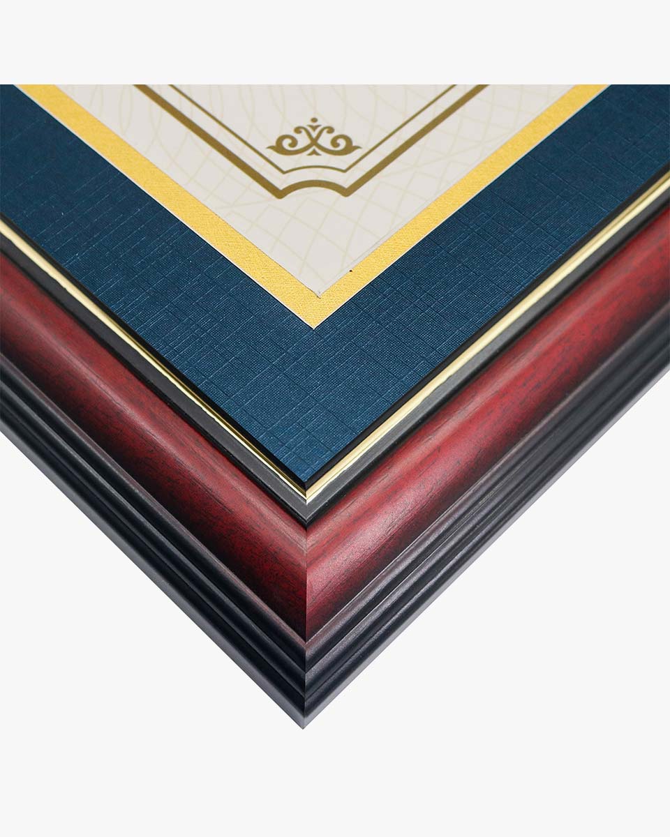 Certificate Picture Solid Wood Frame for 8.5x11 Certificate - 4 Colors Available