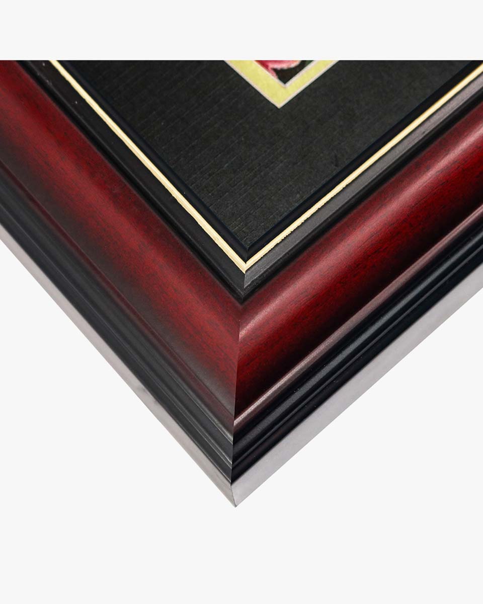 Cherry Wood Graduation Frame for Diploma & Photo with Cap & Tassel Holder - 4 Colors Available