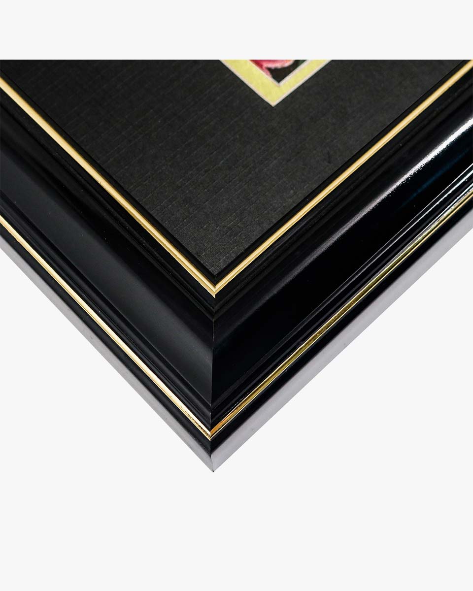 Cherry Wood Graduation Frame for Diploma & Photo with Cap & Tassel Holder - 4 Colors Available