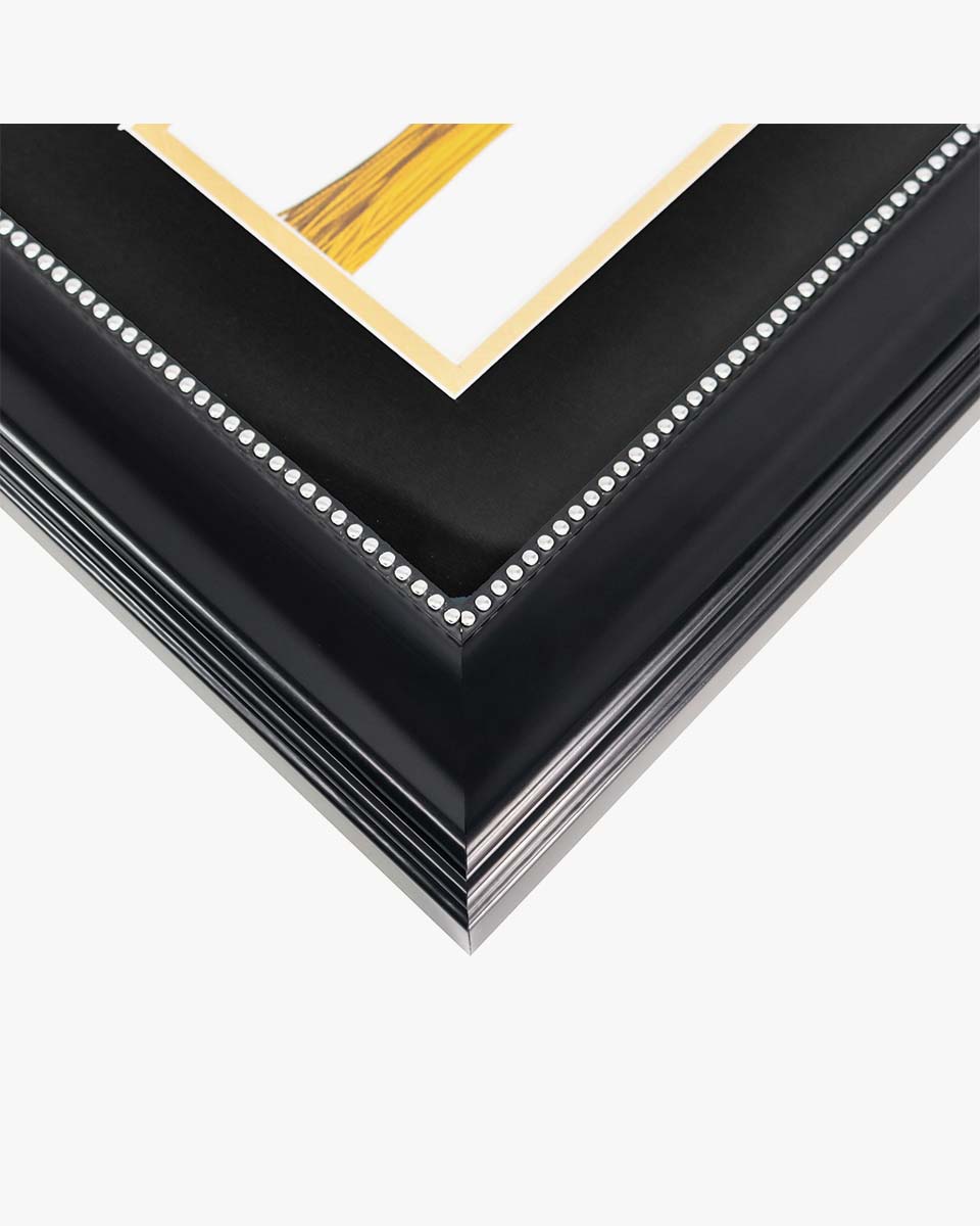 Certificate Document Recycled Polystyrene Frame with Tassel Holder for 8.5"x11'' - 4 Colors Available