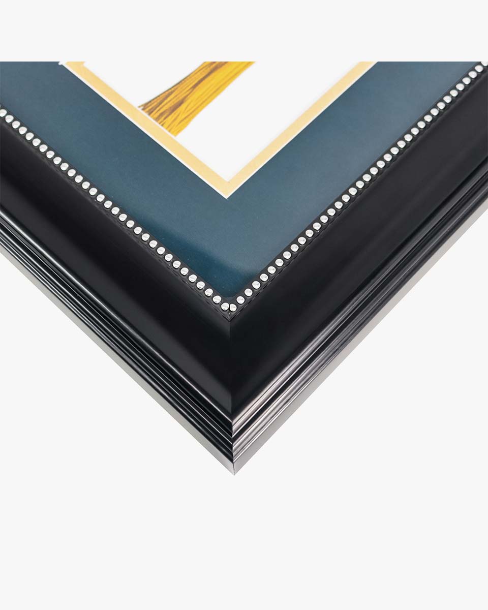 Certificate Document Recycled Polystyrene Frame with Tassel Holder for 8.5"x11'' - 4 Colors Available