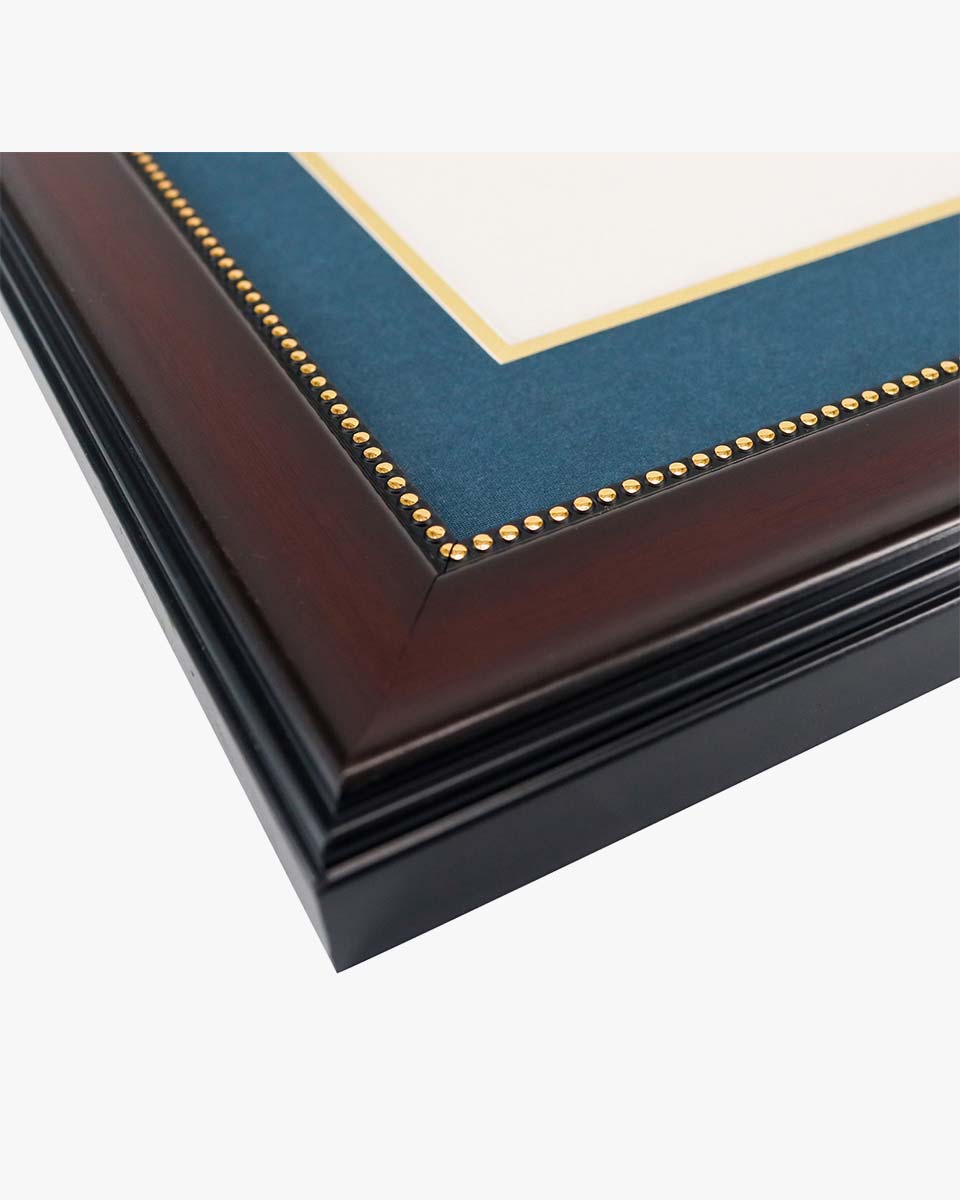 Double Certificate Document Recycled Polystyrene Frame for 8.5"*11" - 4 Colors Available