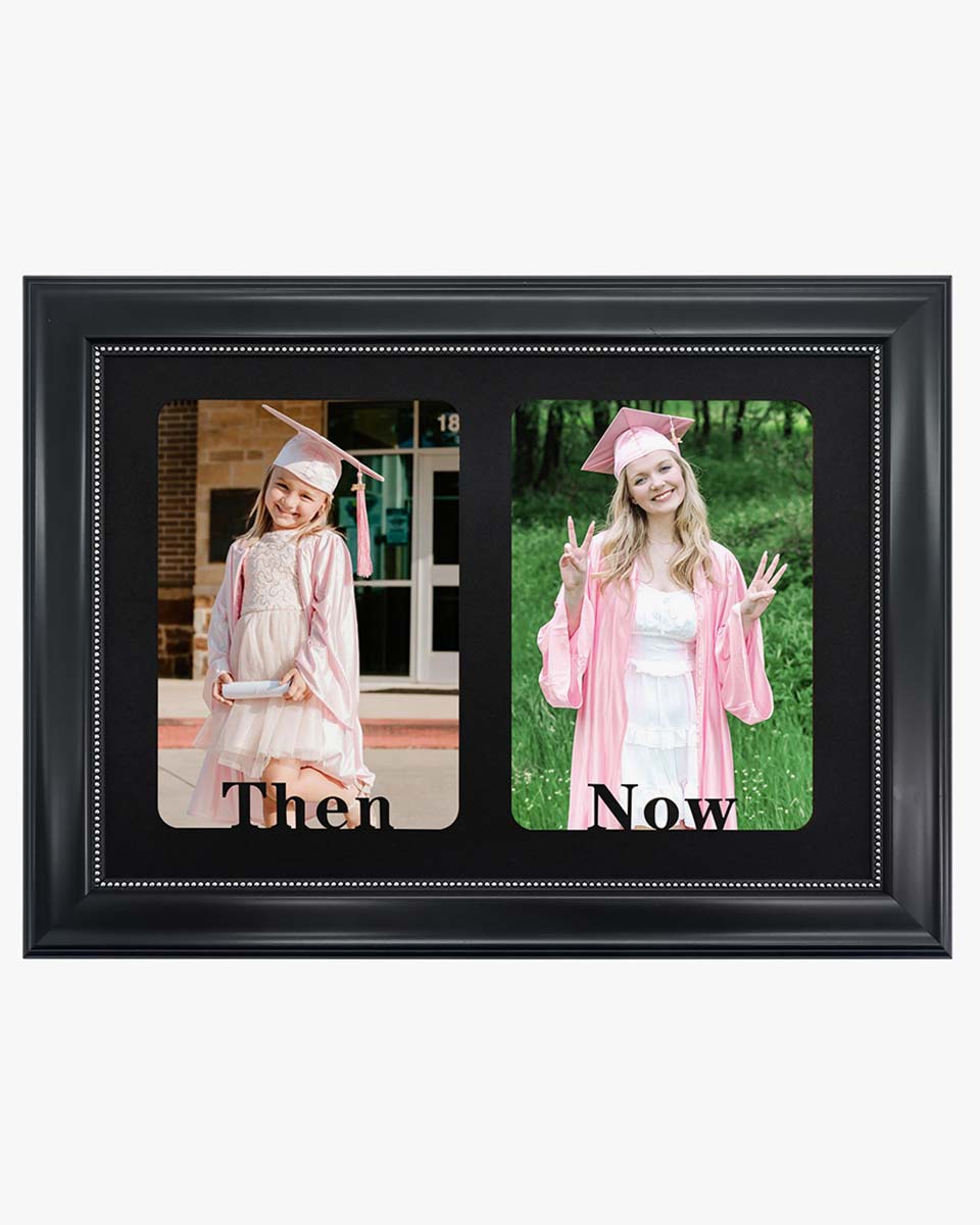 Then and Now Picture Frame for Double 5*7 Photos - 2 Styles Available