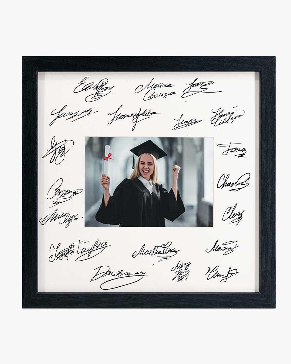 Graduation Signature Photo Frame for Photo - 10 Styles Available