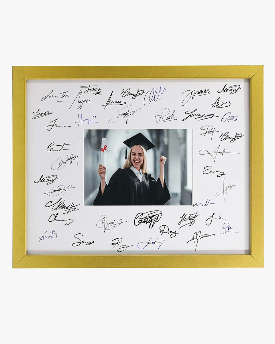 Graduation Signature Photo Frame for Photo - 10 Styles Available