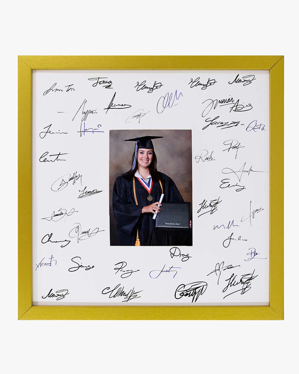 Graduation Signature Photo Frame for Photo - 10 Styles Available