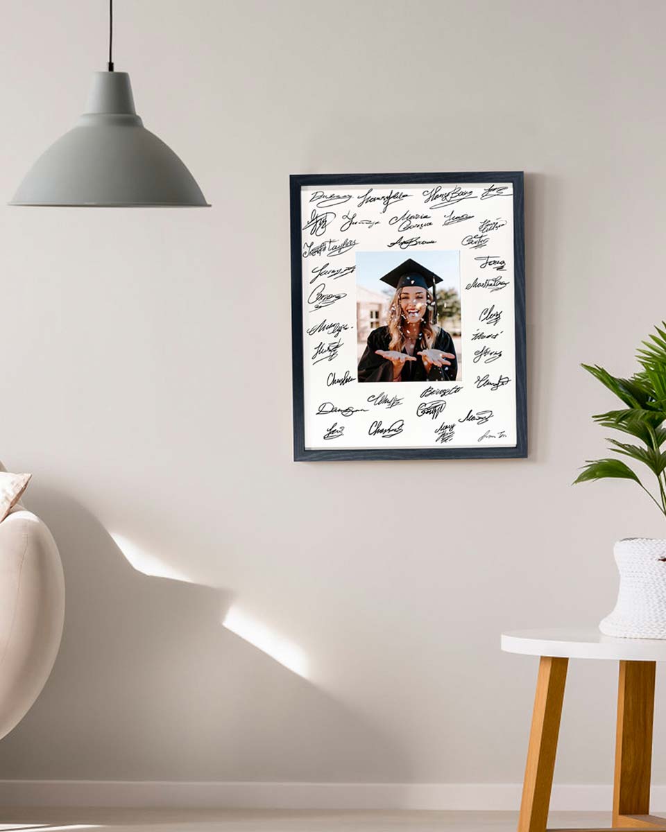 Graduation Signature Photo Frame for Photo - 10 Styles Available