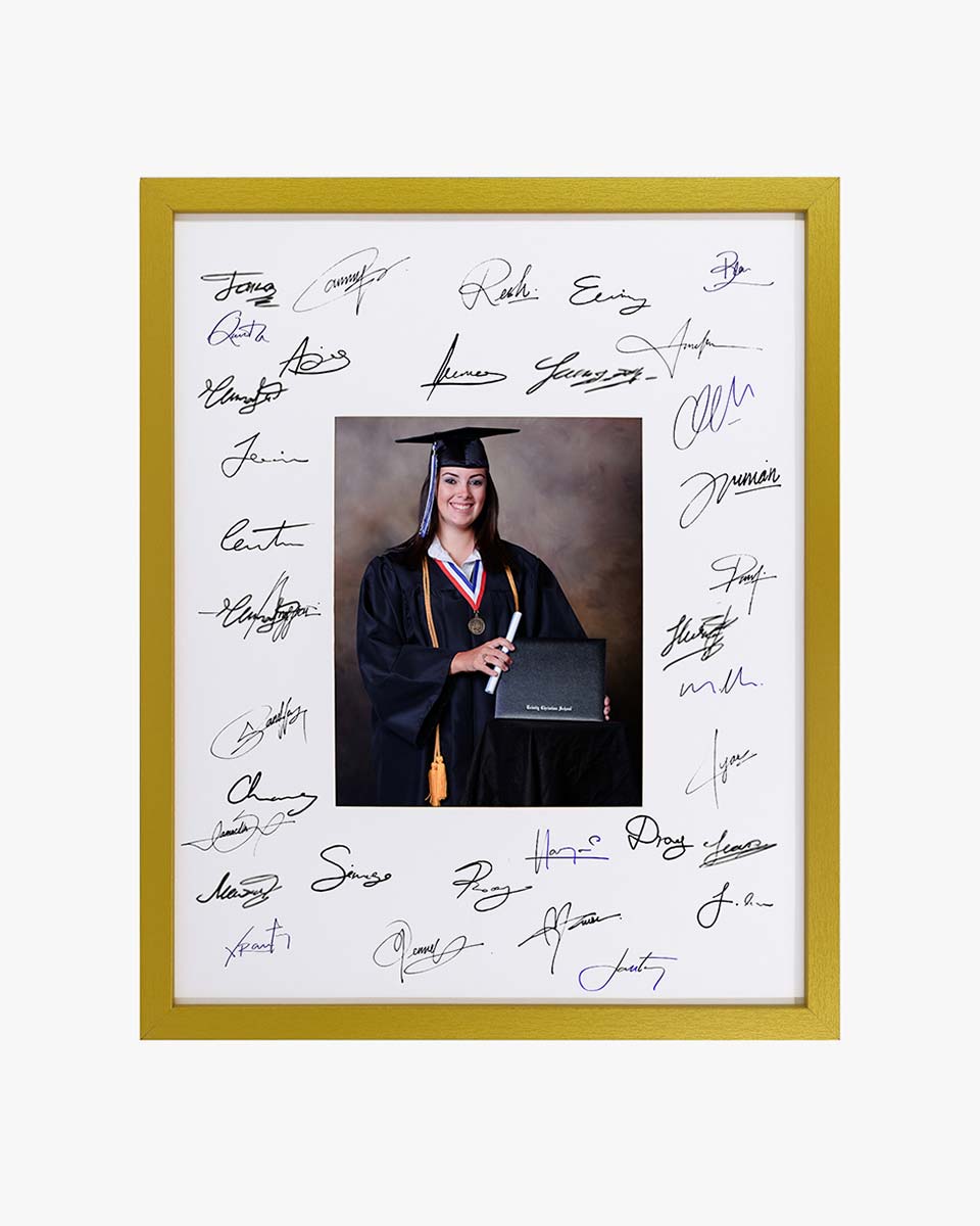 Graduation Signature Photo Frame for Photo - 10 Styles Available