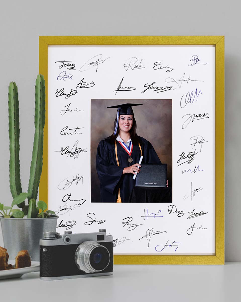 Graduation Signature Photo Frame for Photo - 10 Styles Available