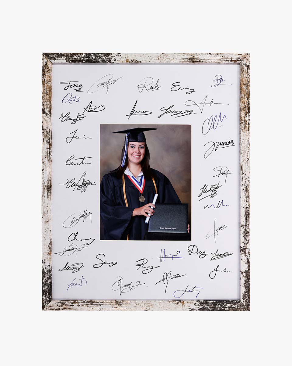 Graduation Signature Photo Frame for Photo - 10 Styles Available
