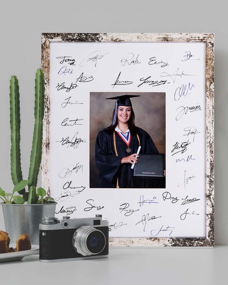 Graduation Signature Photo Frame for Photo - 10 Styles Available