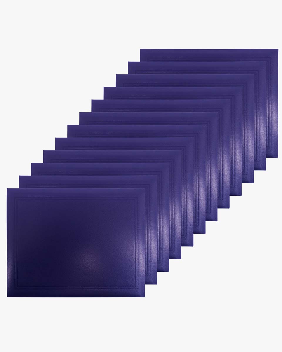 Plain Diploma Cover – Multiple Colors & Sizes