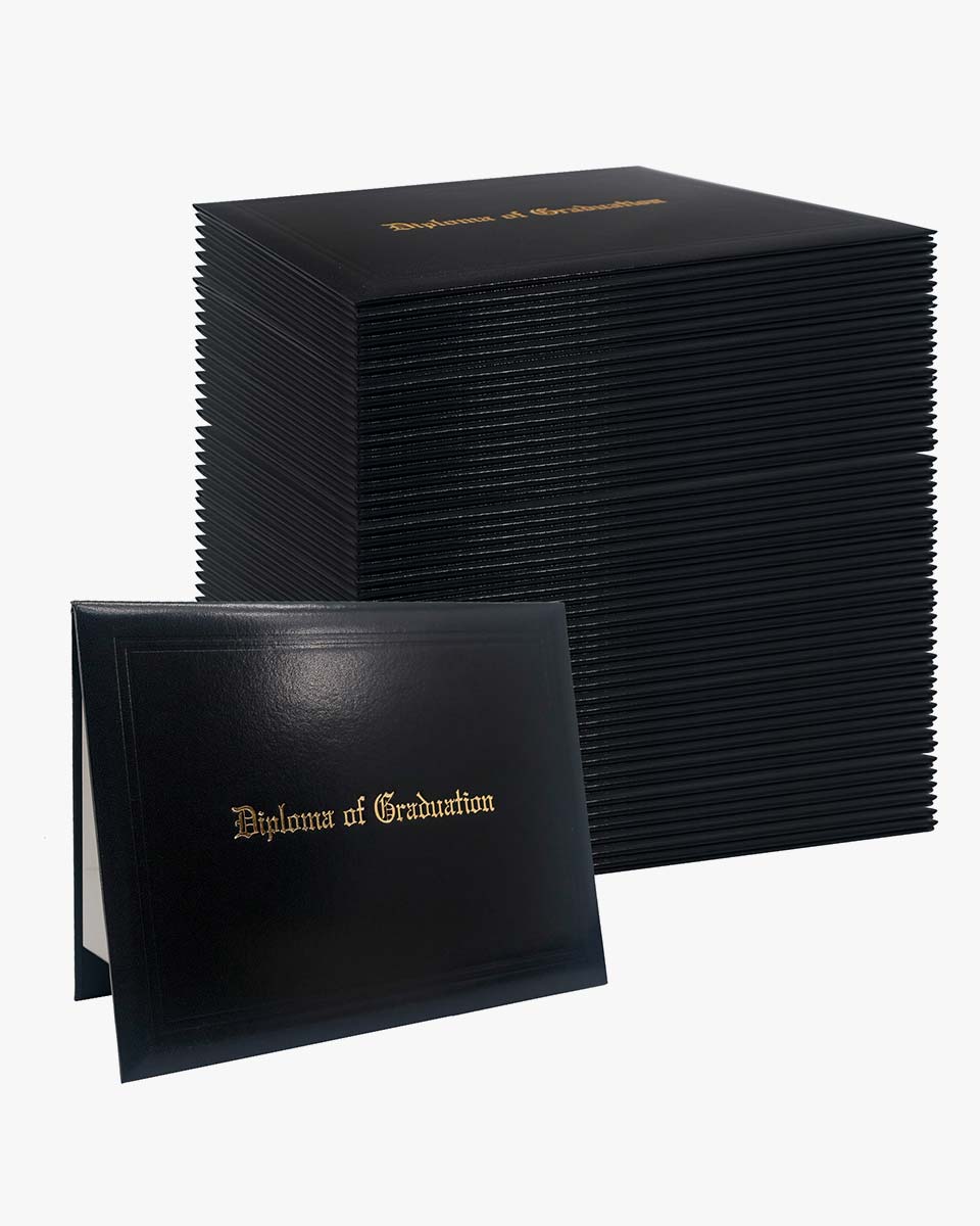 Diploma Cover With "Diploma Of Graduation" Imprinted – Multiple Colors & Sizes