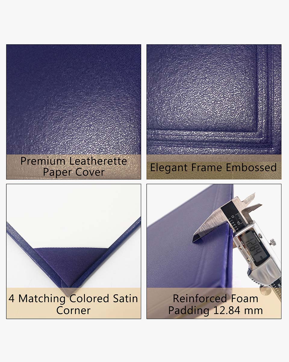 Plain Diploma Cover – Multiple Colors & Sizes