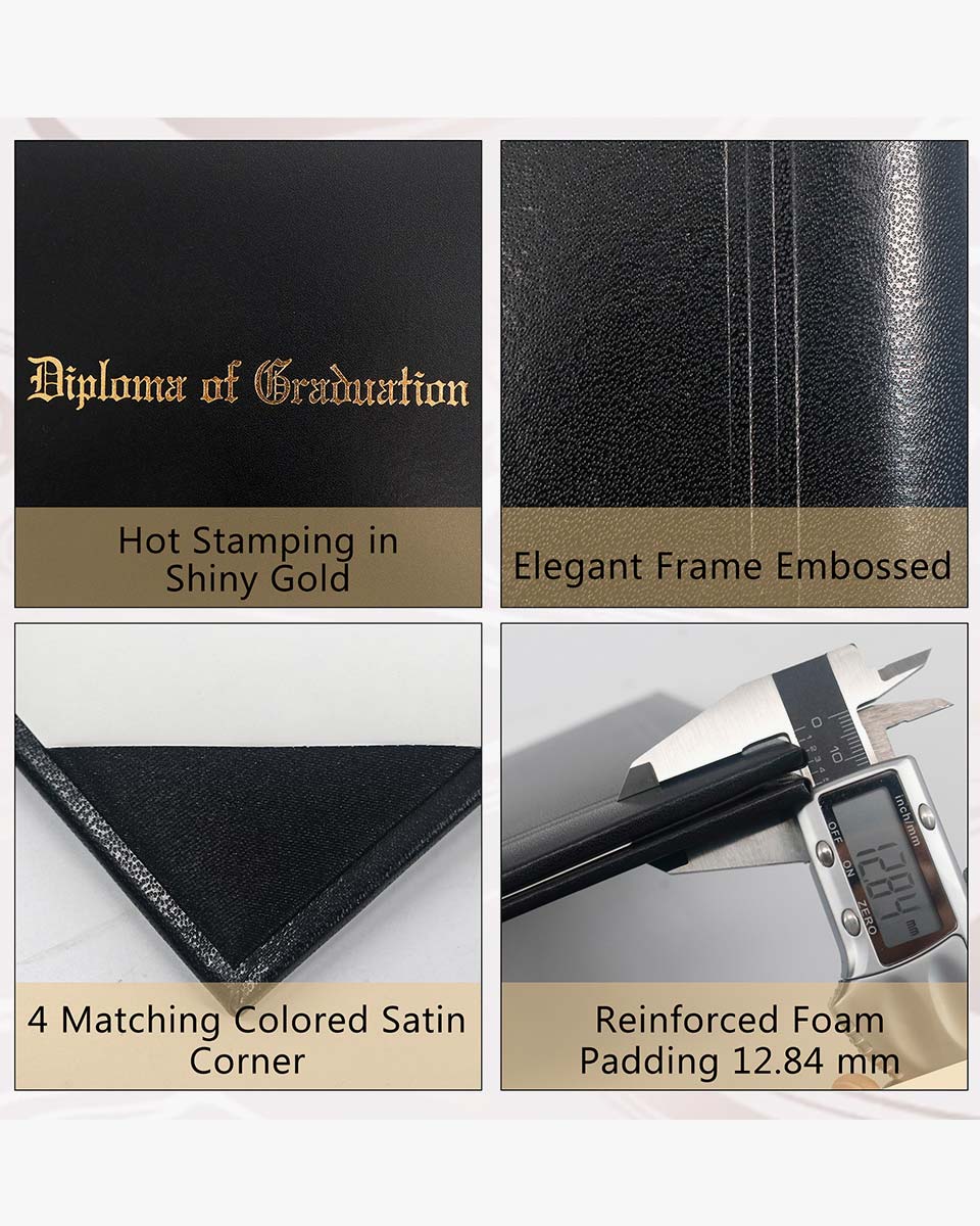 Diploma Cover With "Diploma Of Graduation" Imprinted – Multiple Colors & Sizes
