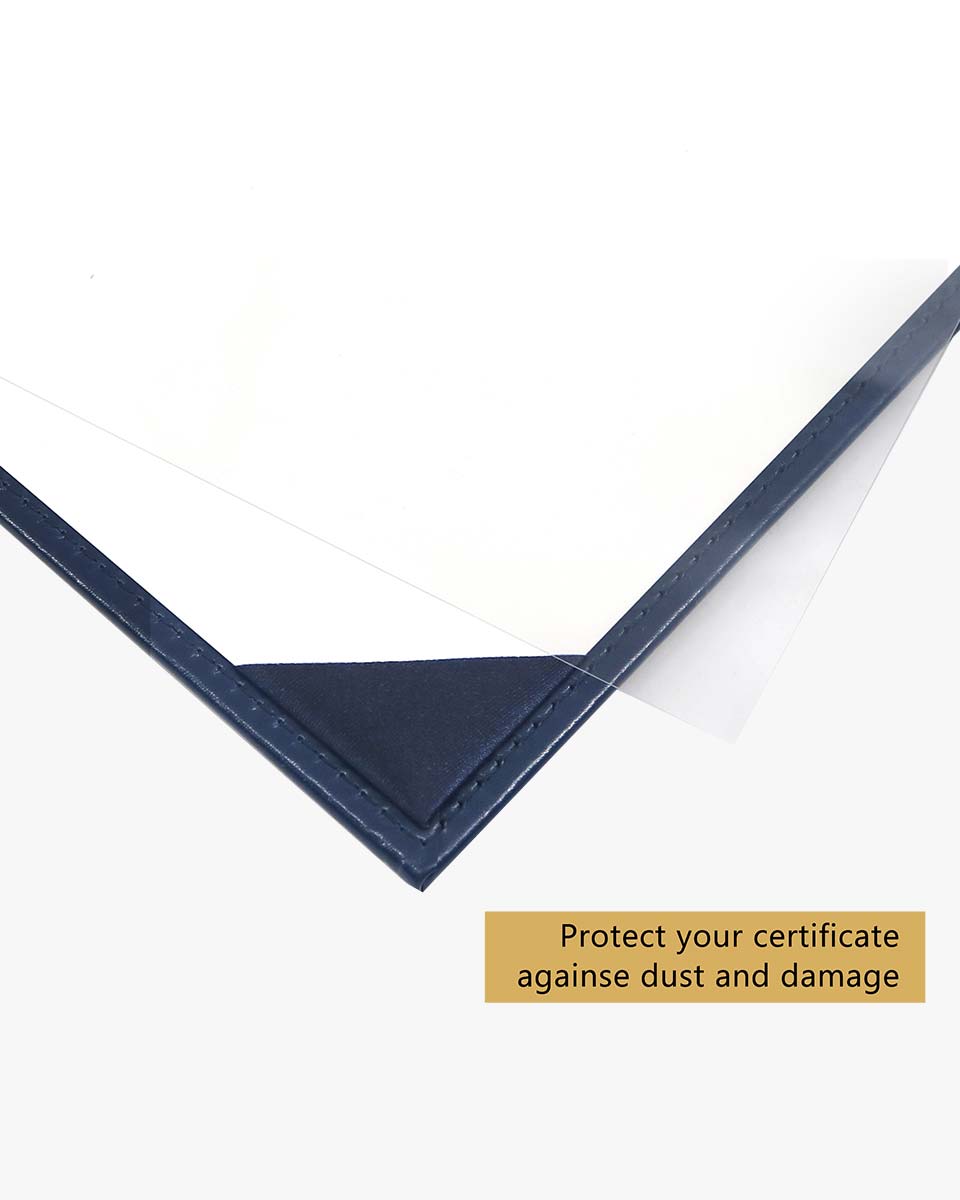 Diploma Cover With "Diploma Of Graduation" & Graduation Cap Imprinted - 2 Colors Available