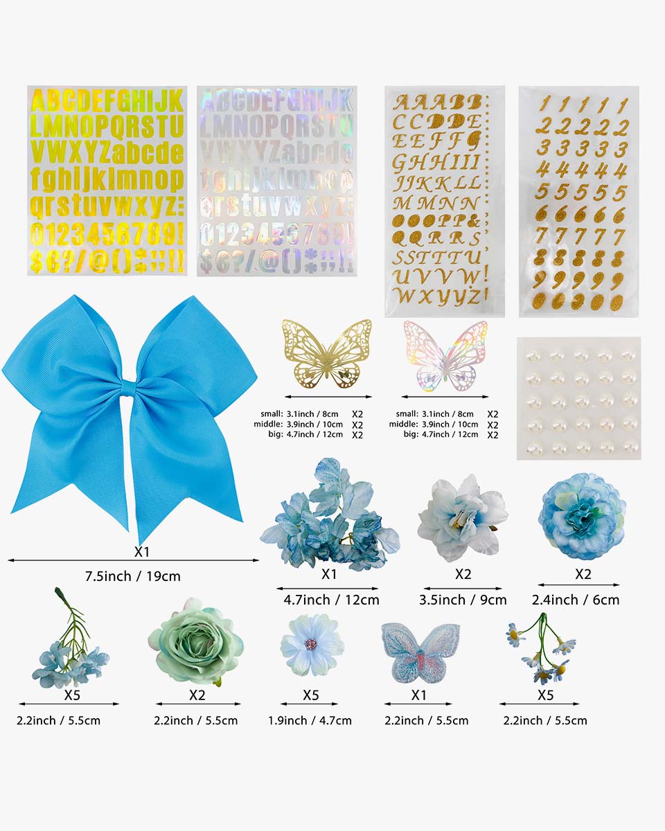 Graduation Cap Decoration Kit DIY Craft - 4 Colors Available