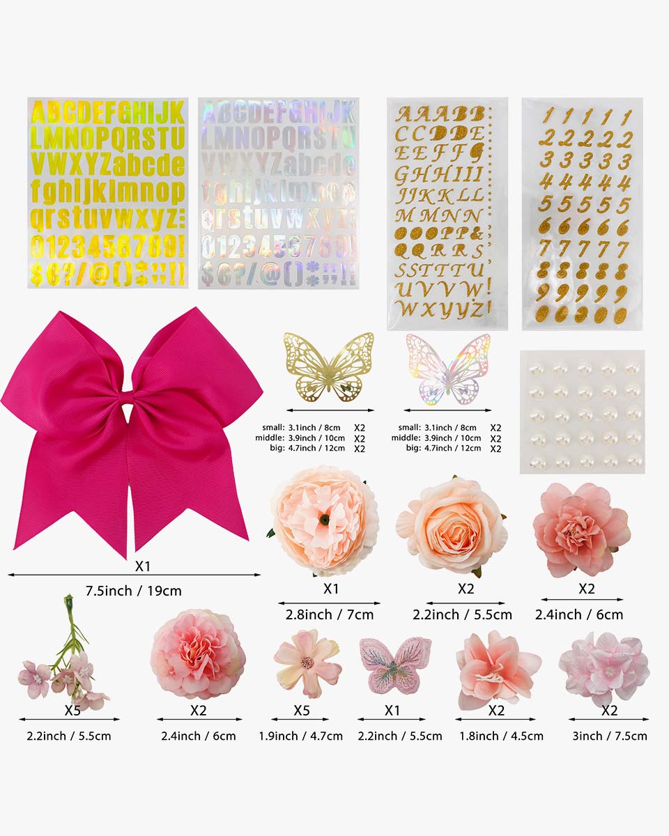 Graduation Cap Decoration Kit DIY Craft - 4 Colors Available
