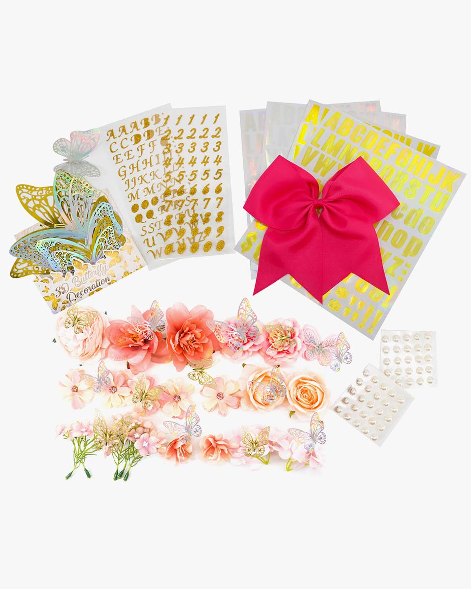 Graduation Cap Decoration Kit DIY Craft - 4 Colors Available