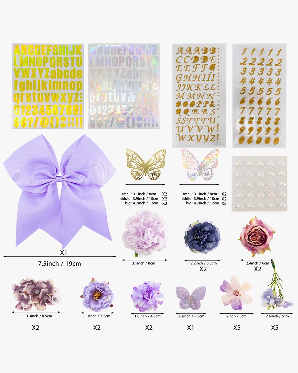 Graduation Cap Decoration Kit DIY Craft - 4 Colors Available