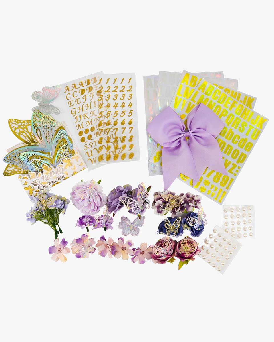 Graduation Cap Decoration Kit DIY Craft - 4 Colors Available