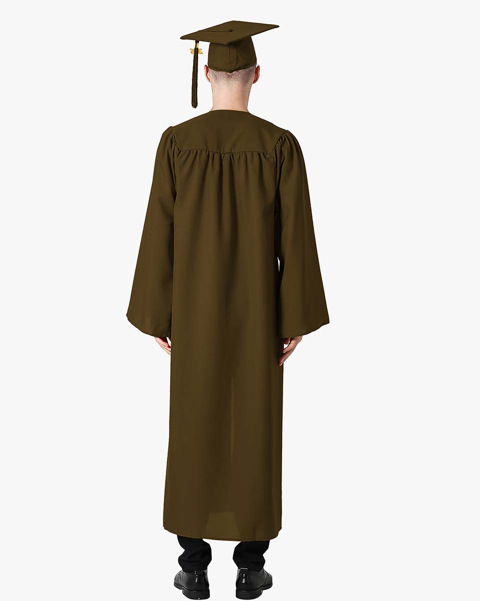 High School Premium Matte Graduation Cap, Gown & Tassel Package - 15 Colors Available