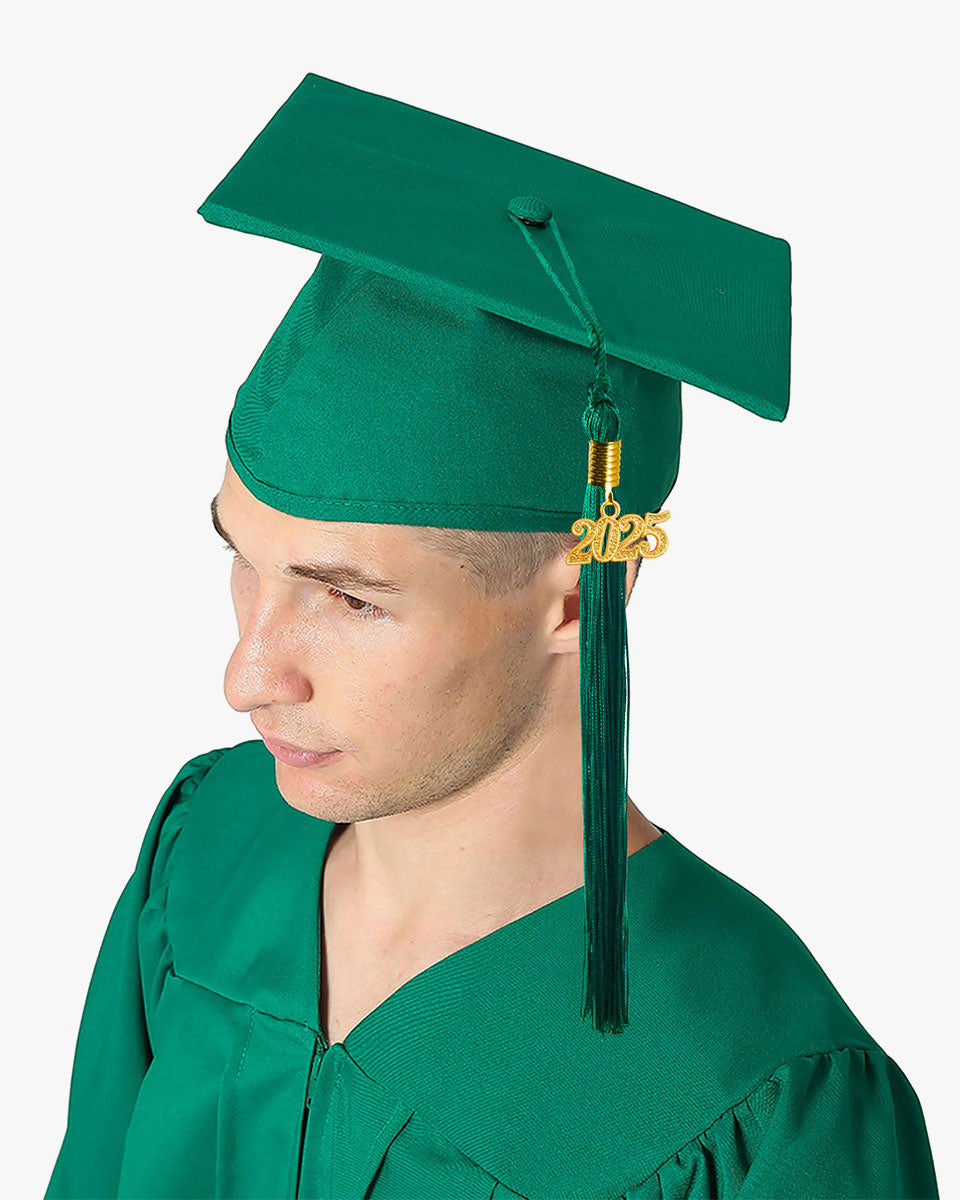 High School Premium Matte Graduation Cap, Gown, Stole, Imprinted Diploma Cover & Graduation Souvenirs Package
