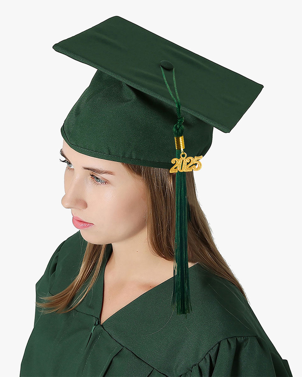 High School Premium Matte Graduation Cap, Gown, Stole, Imprinted Diploma Cover & Graduation Souvenirs Package
