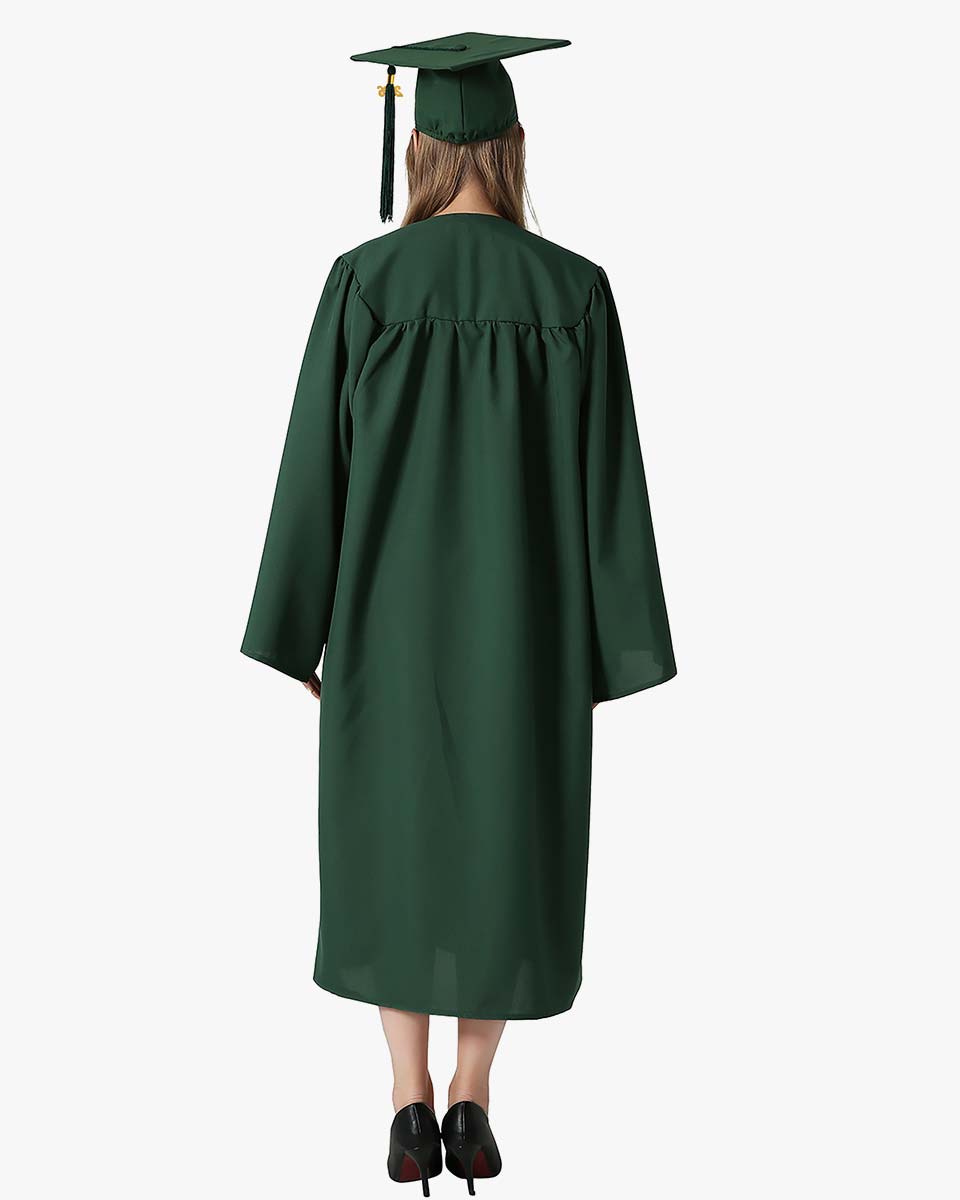 Premium Matte Graduation Cap, Gown & Tassel Package - 12 Colors Available