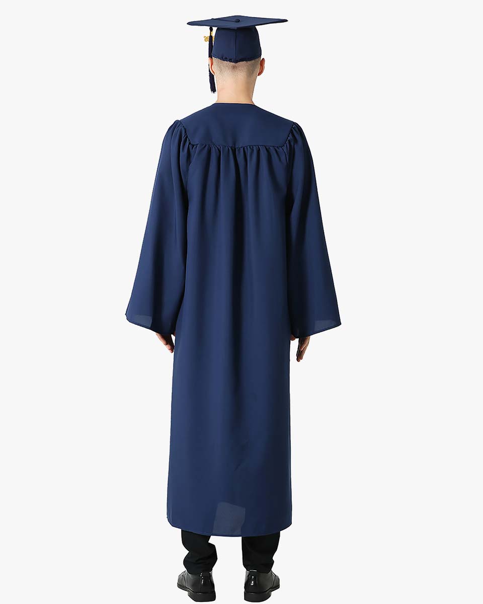 Premium Matte Graduation Cap, Gown & Tassel Package - 12 Colors Available