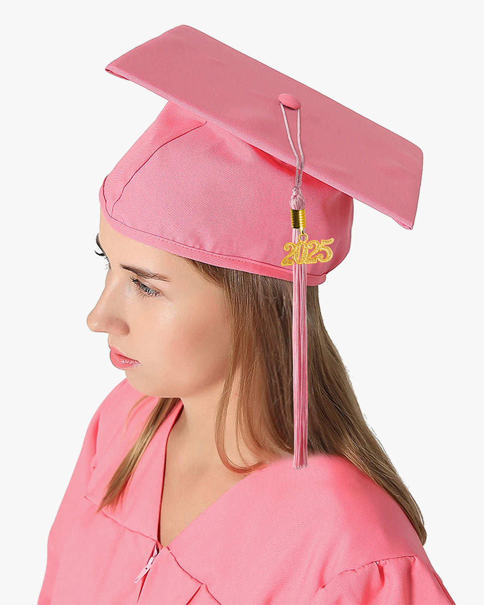 High School Premium Matte Graduation Cap, Gown, Stole, Imprinted Diploma Cover & Graduation Souvenirs Package
